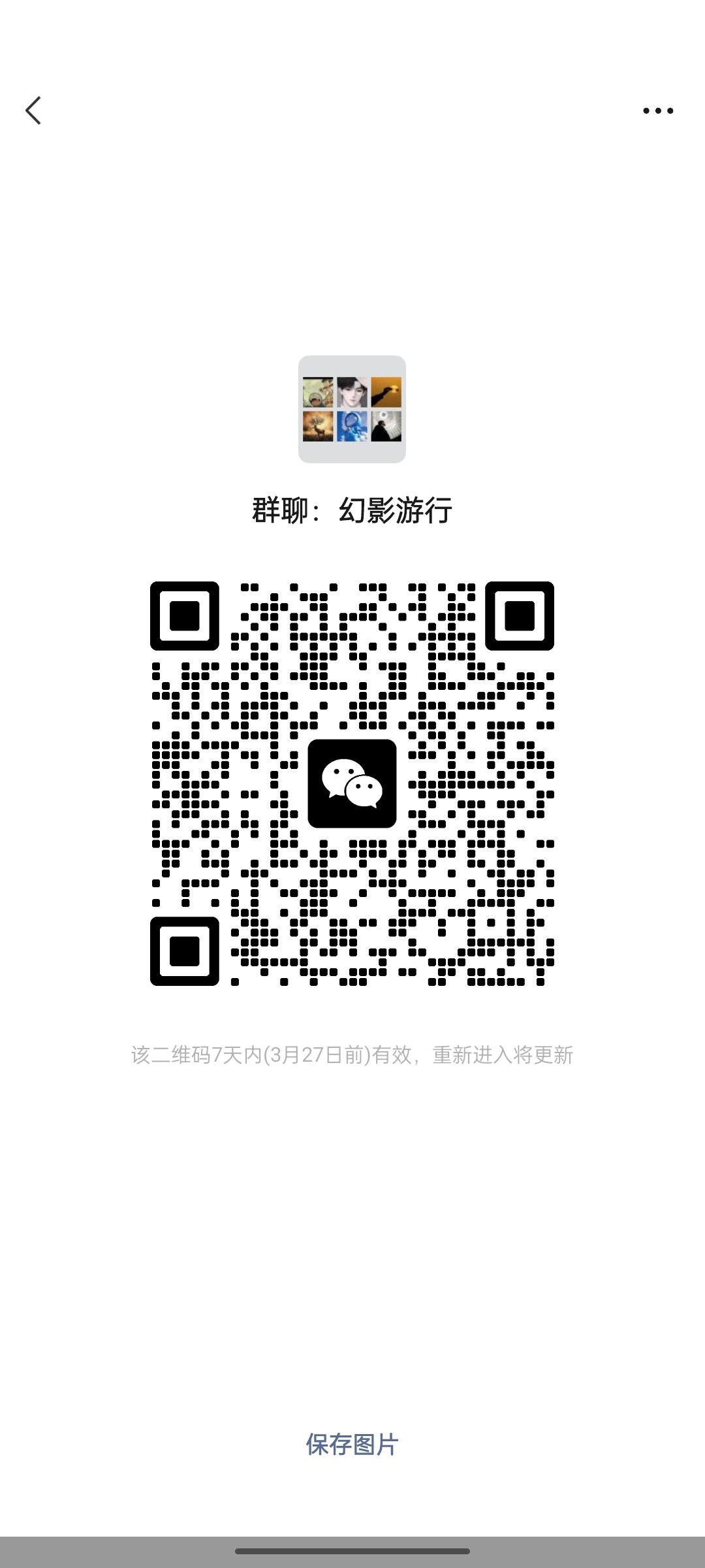 玩正版幻影游行的进群聊天 1