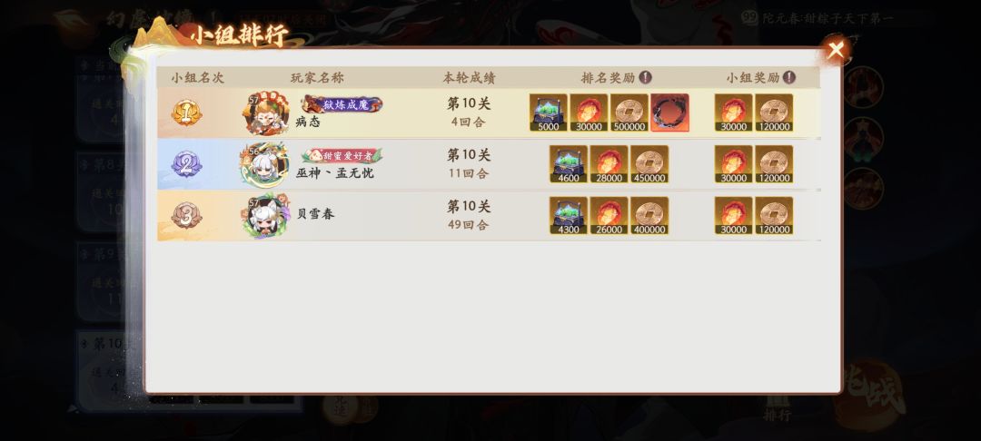 四回合有点练度随便凸 1