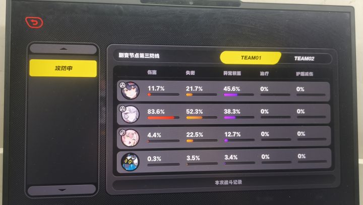 大佬,请问为啥格莉丝伤害这么低?截图