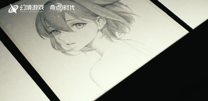 奇点时代女主原稿画作七夕拍卖截图