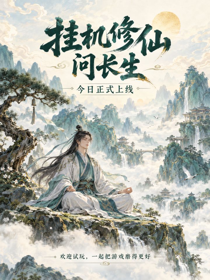 《挂机修仙问长生》今天正式上线啦!截图