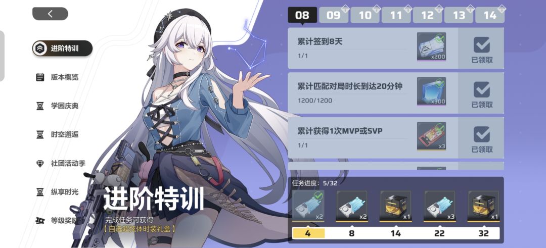 请问为什么第九天活动没开 2