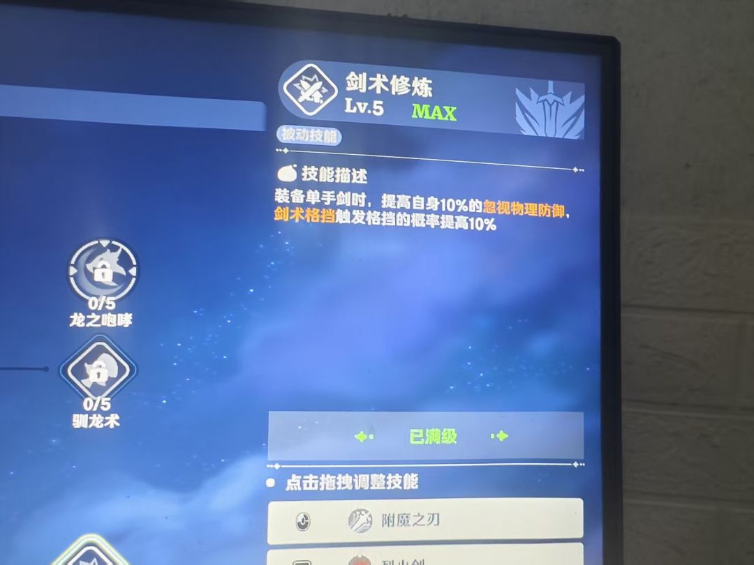 一测中全部骑士技能 1