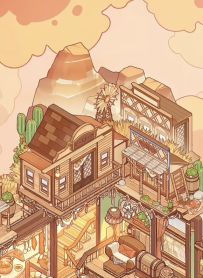 🏜️听说，跟着落日一直走就会来到……