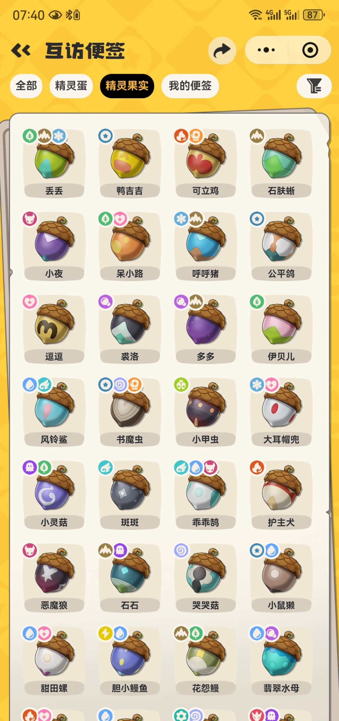 大佬们果实全收集还差9个在哪里啊 2