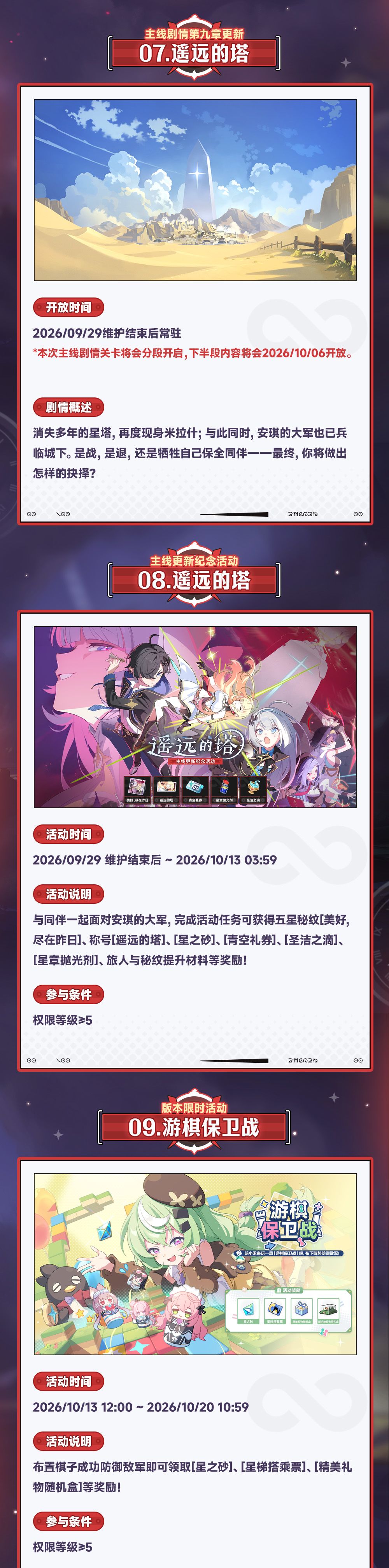 「遥远的塔」版本内容一览 3