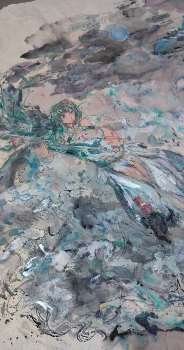 手绘含英，《一眼惊鸿》