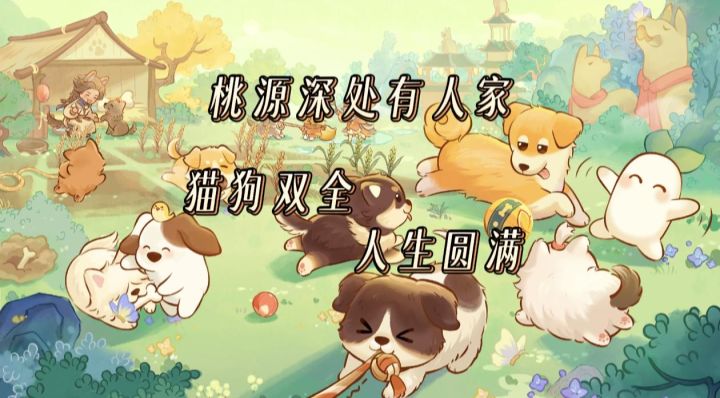 猫狗双全的田园梦实现了✨在桃源种田遛狗，过治愈的山居日子截图