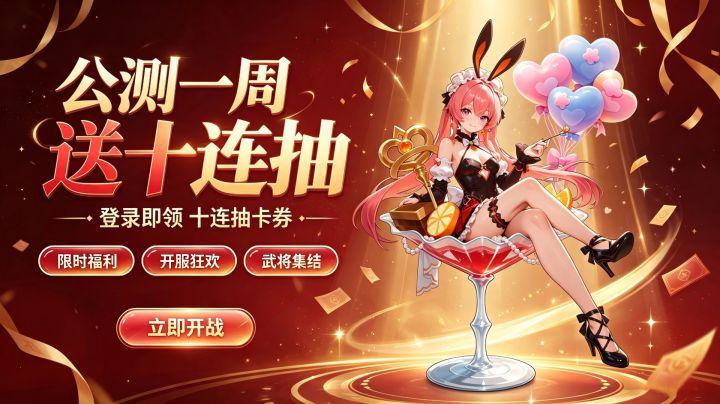 【艾尔指挥官】公测福利加码&再送十连抽截图