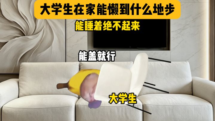 大学生在家能懒到什么程度截图