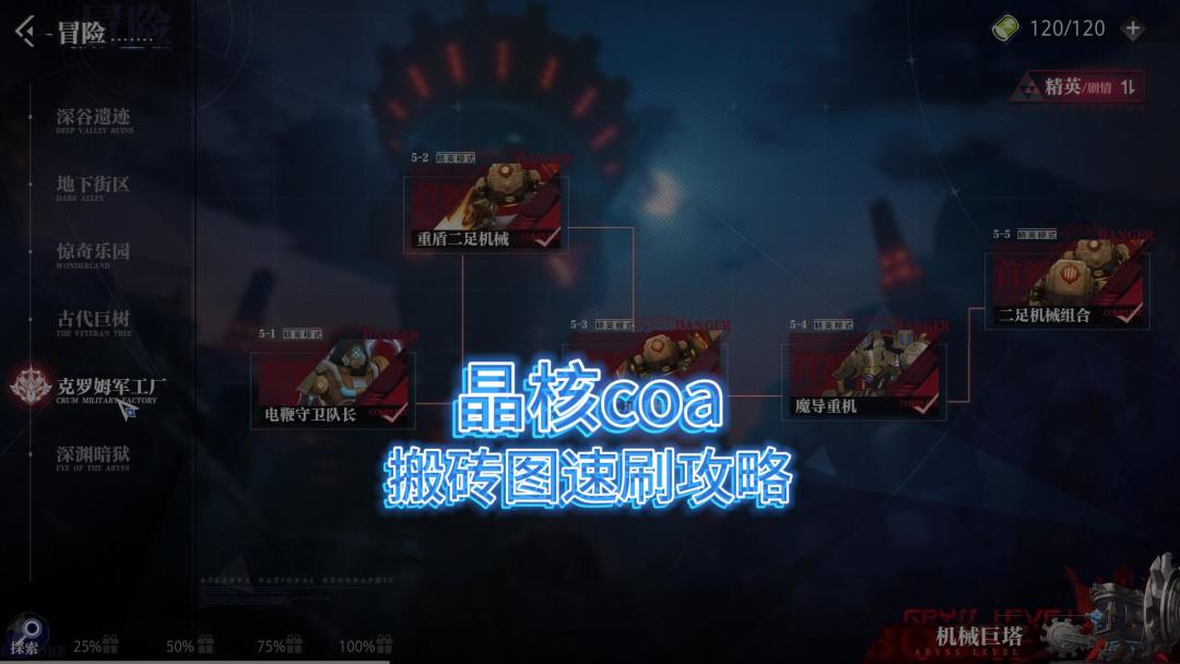 搬砖地图5-5精英机械速刷攻略截图