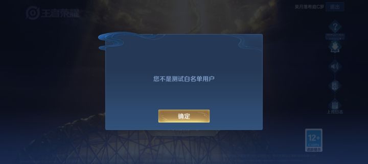 希望可以得到体验服资格截图