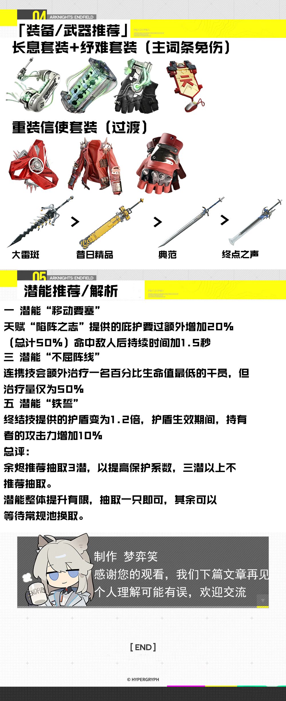 余烬培养一图流 - 明日方舟:终末地攻略 - TapTap 明日方舟:终末地论坛