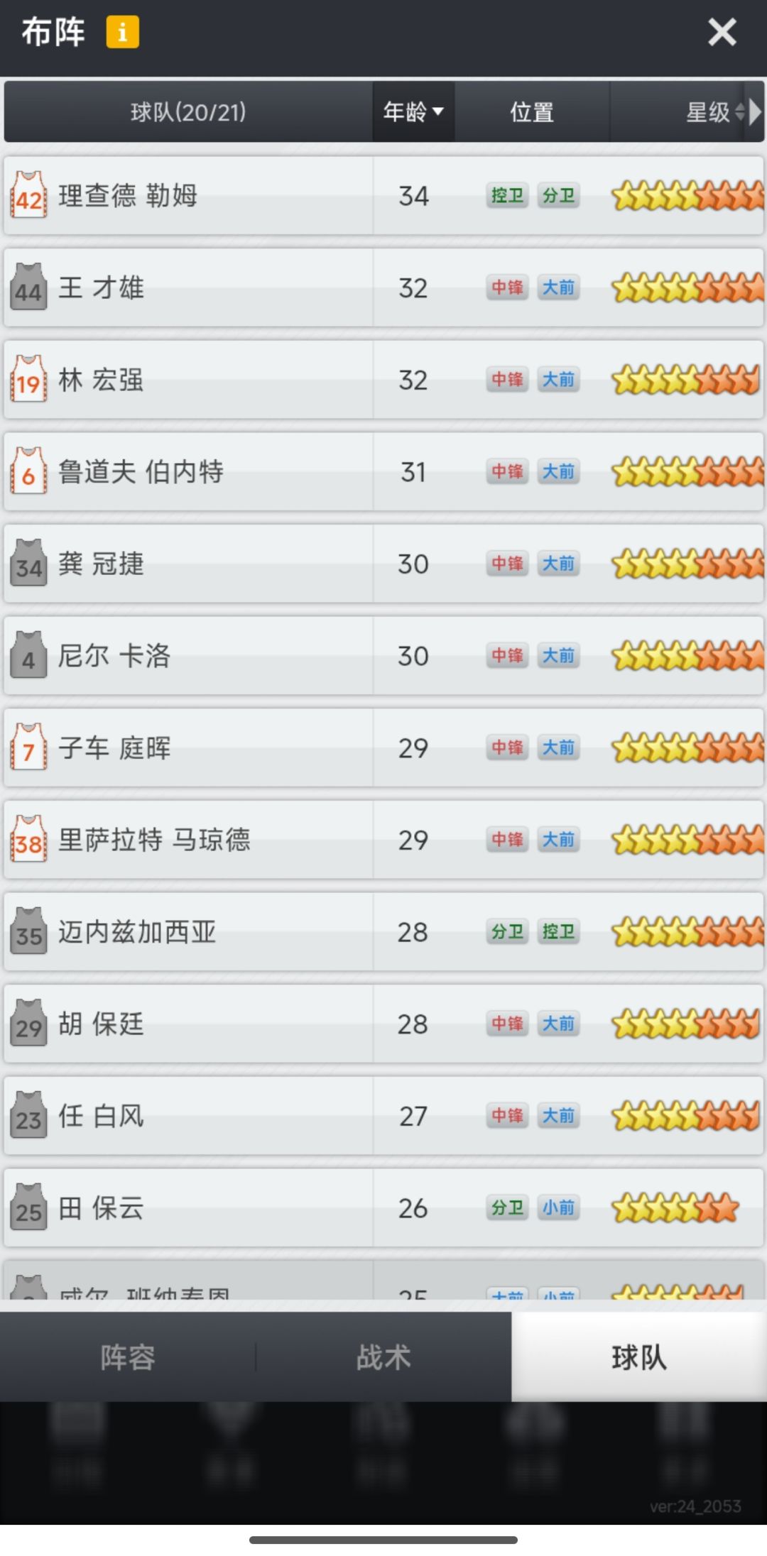 艰难的几赛季 2