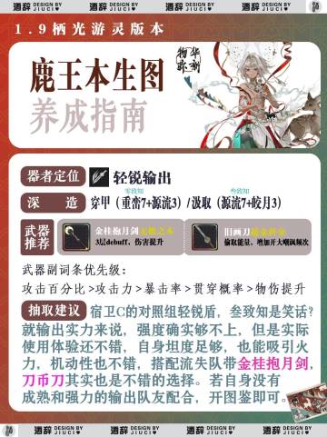 【物华弥新】特出轻锐「鹿王本生图」攻略