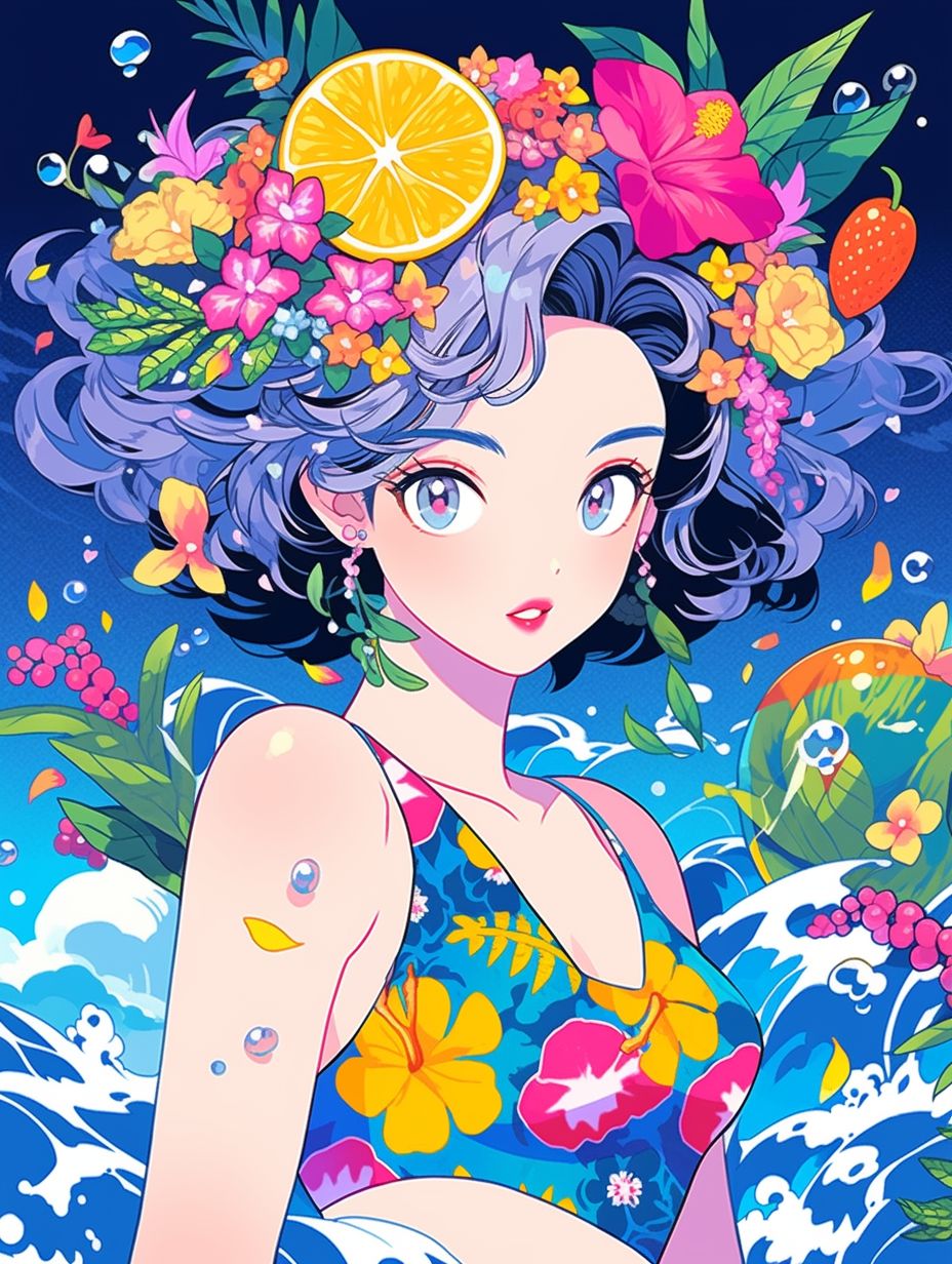 画师:ポップな夏のビーチ 2