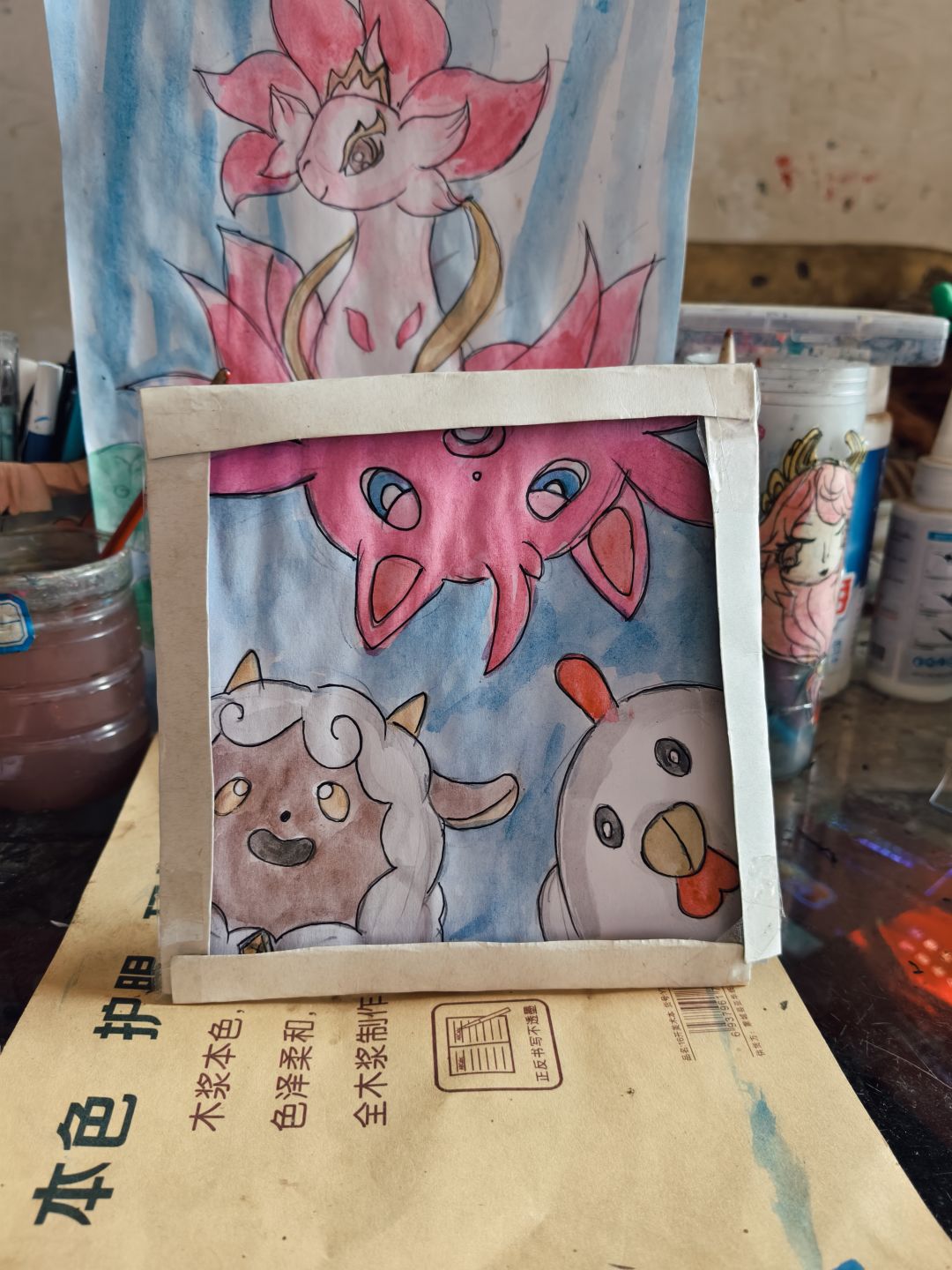 幻兽帕鲁自制立牌。 12