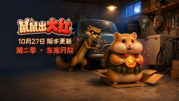 第二季 · 车库开放:纸箱伪装、挑战关、图鉴故事、别的鼠鼠的遗物截图
