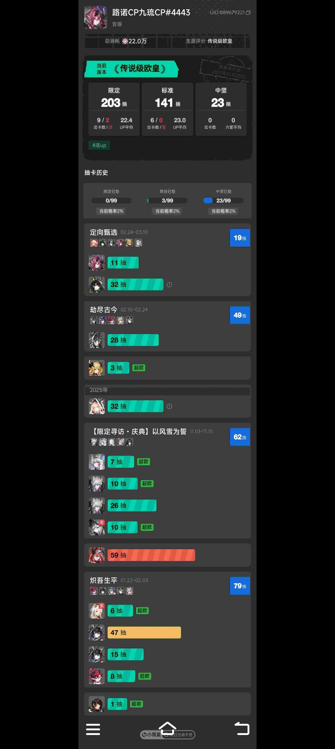 300多抽16个角色两歪 1