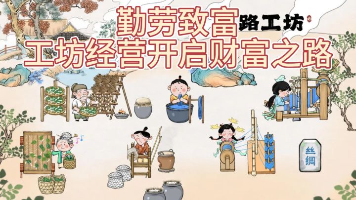 《丝路工坊》— 勤劳致富，工坊经营开启财富之路截图