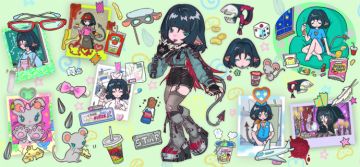 过塑手账丨演鼠的故事