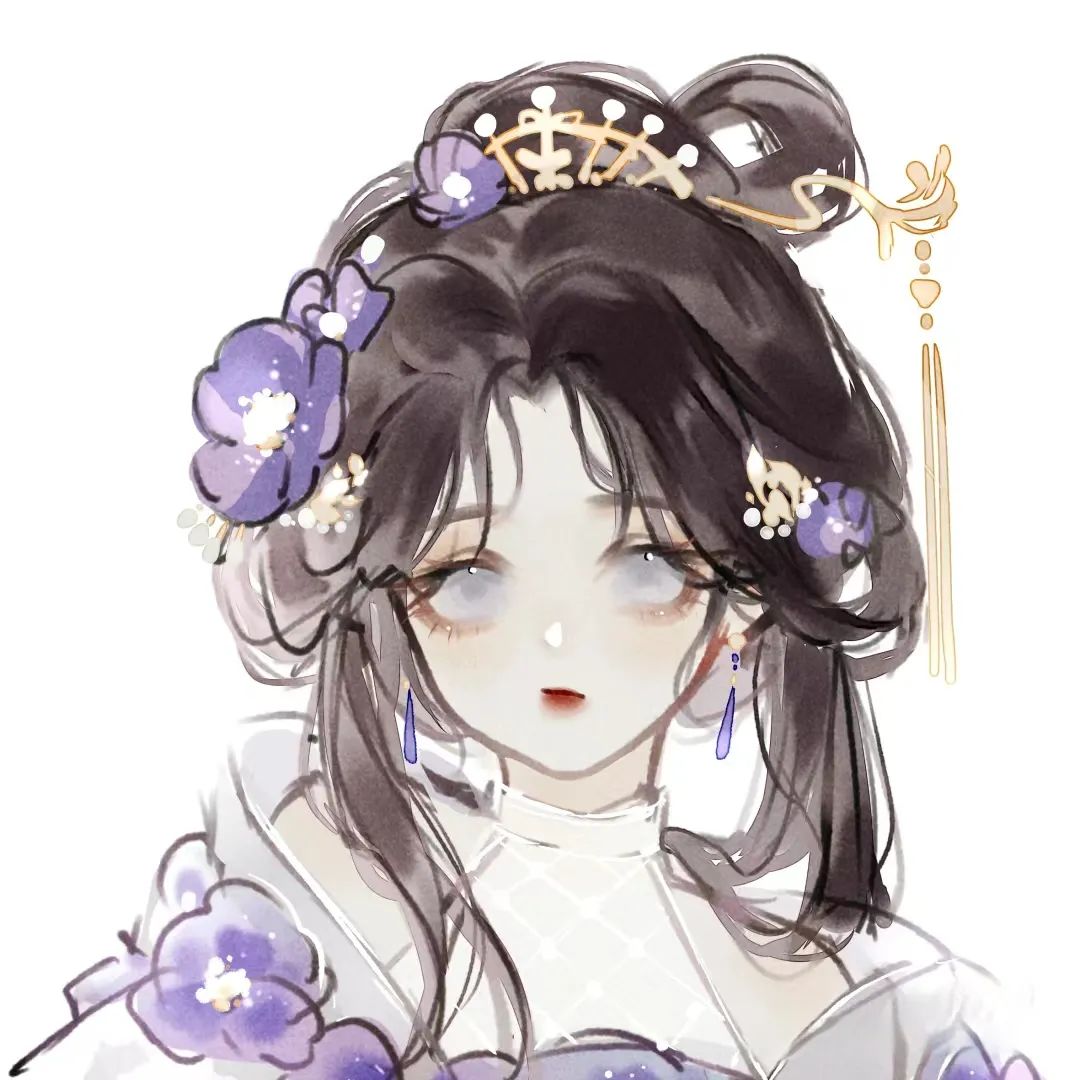 一梦江湖作者“阿莘”绘画头像 3