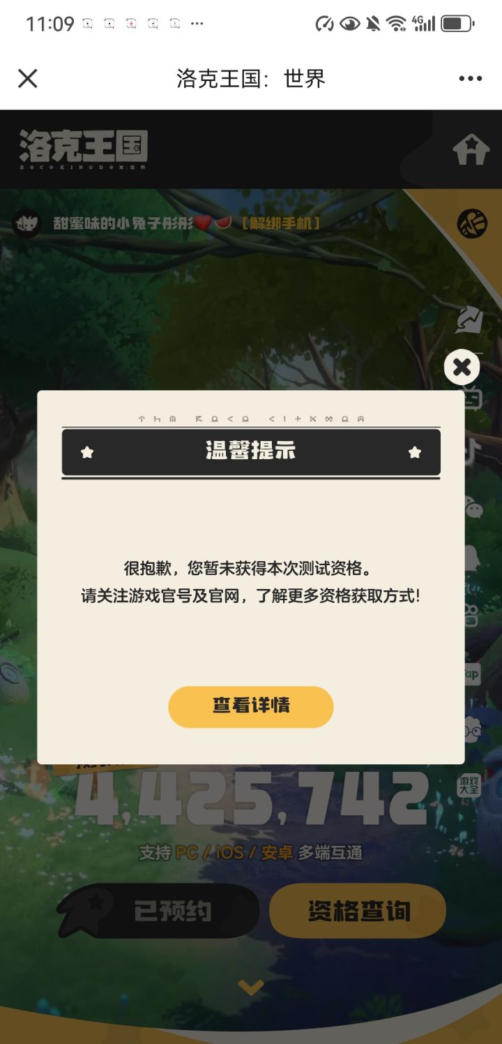 求资格截图