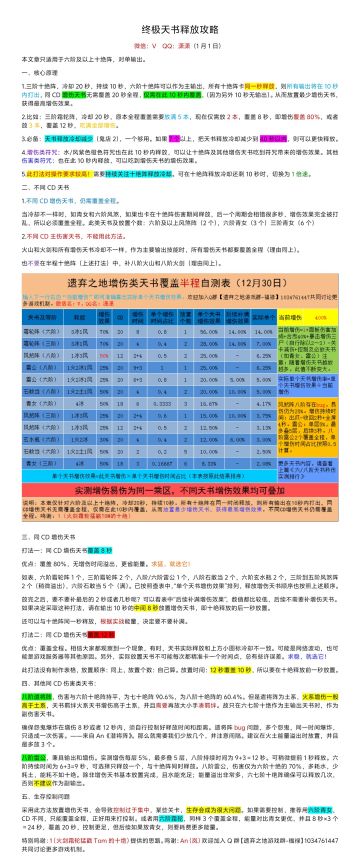 终极天书释放攻略