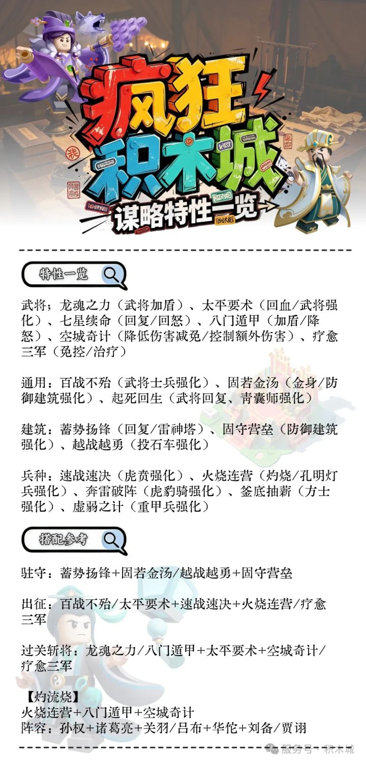 【高手进阶】谋略介绍&搭配截图
