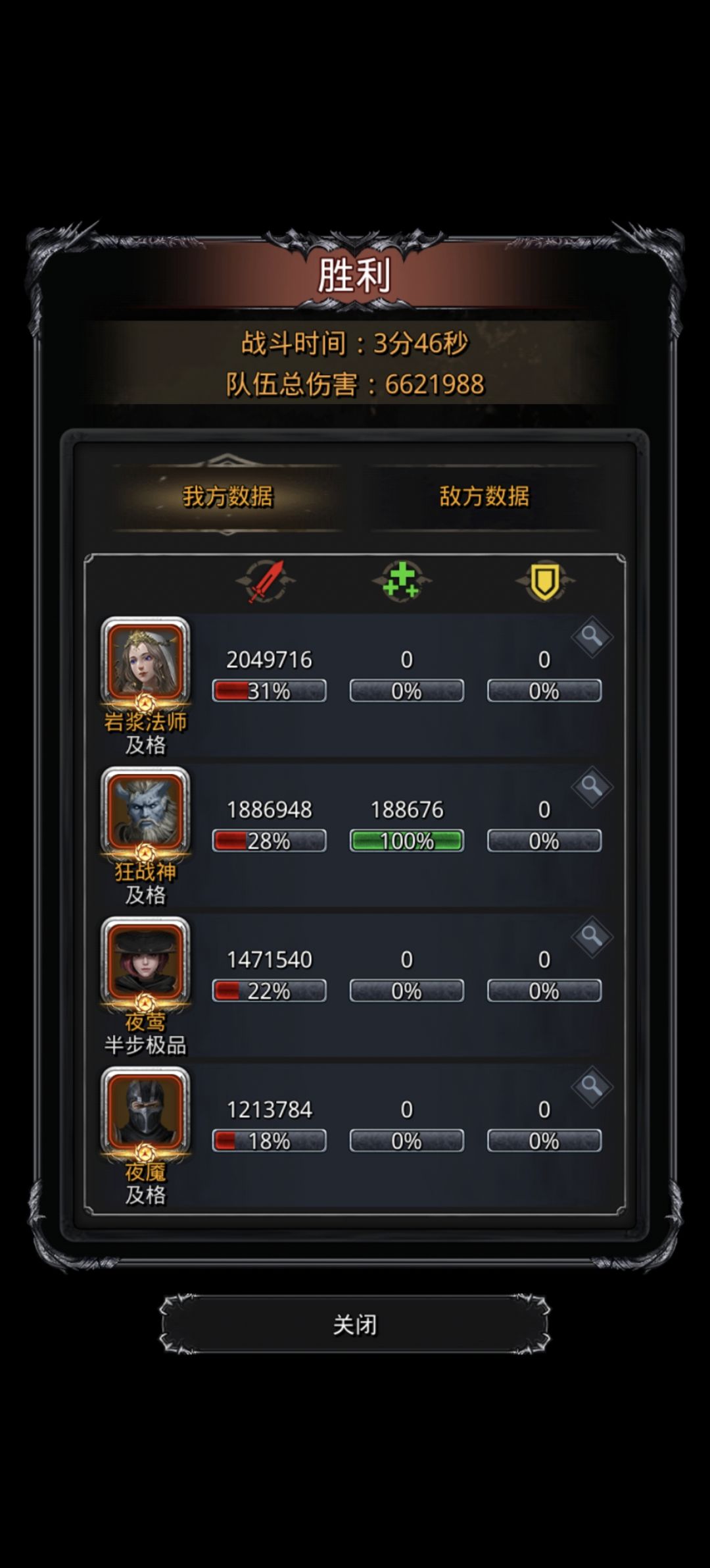 期望伤害和实际差很多 2