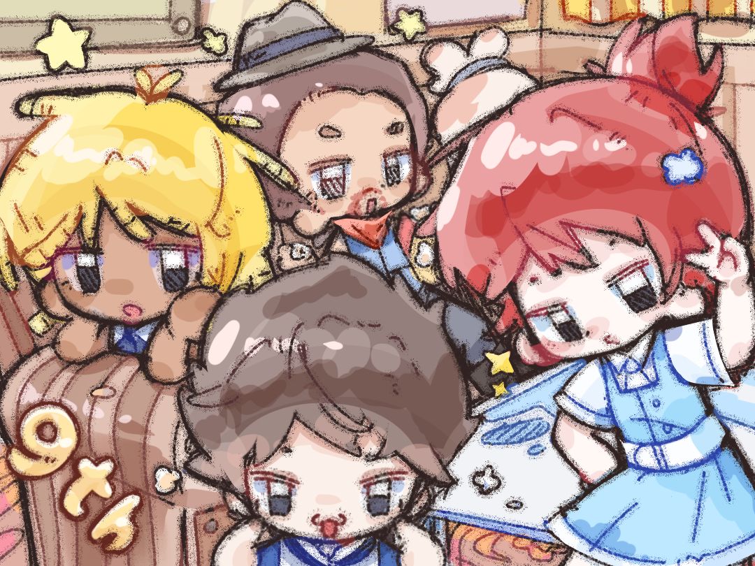 【九周年创作】四小只 2
