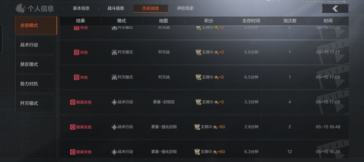 真受不了了各种谜之被爆头还有五甲被四蛋低穿,那全新五级小黑甲连着两把被两枪带走,太搞心态了截图