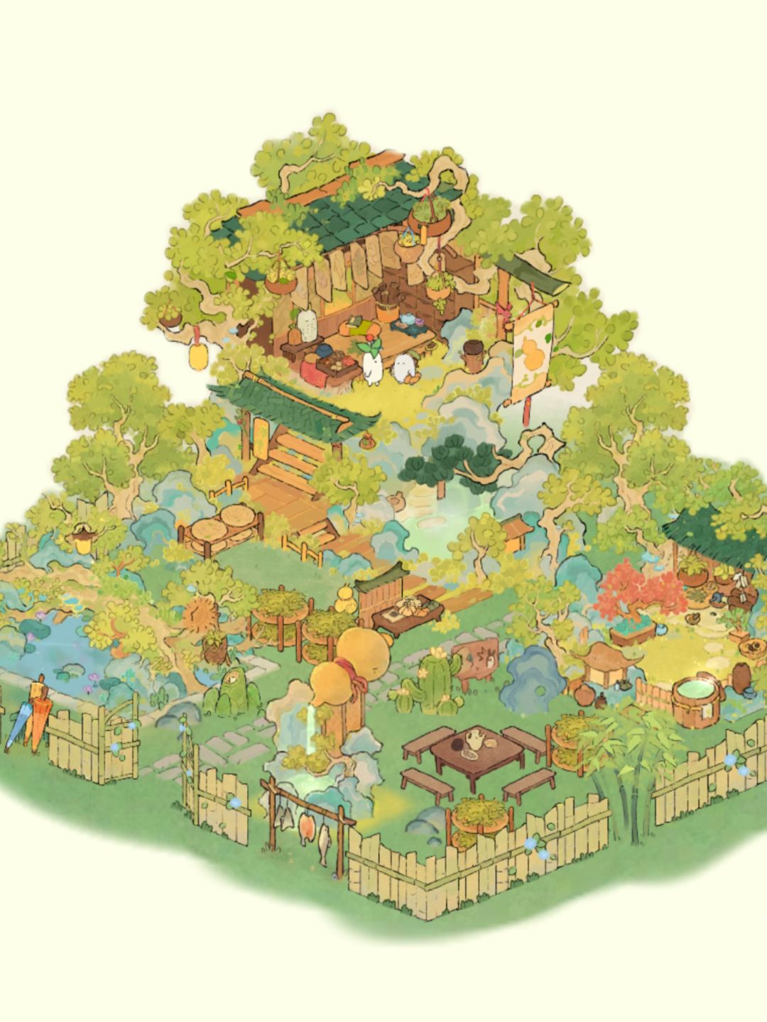 桃源|返场建筑「晴檐莳药」药田小院🌱 2