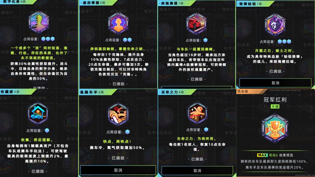 满级天赋展与评价（个人）（八）截图