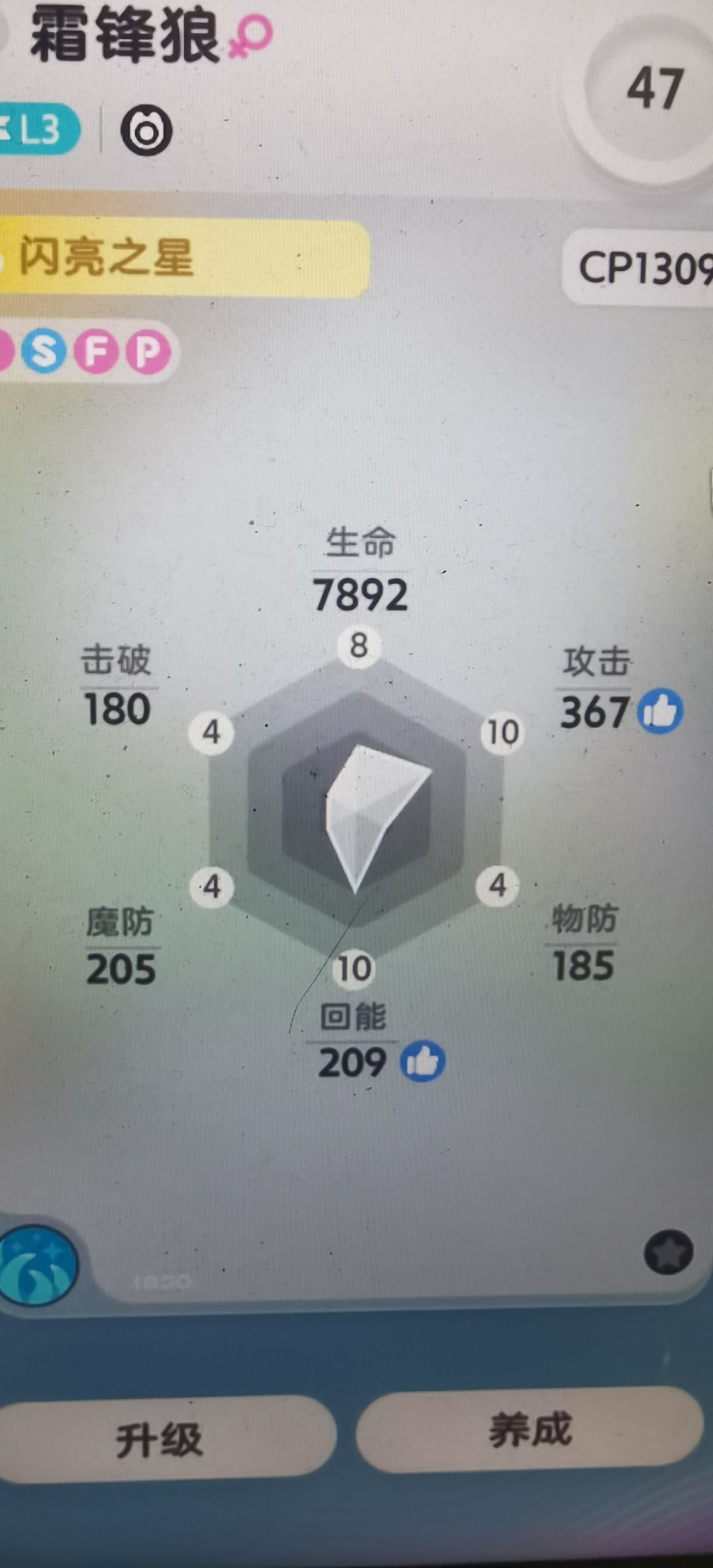 第一次抓到双十的冰狼崽 1
