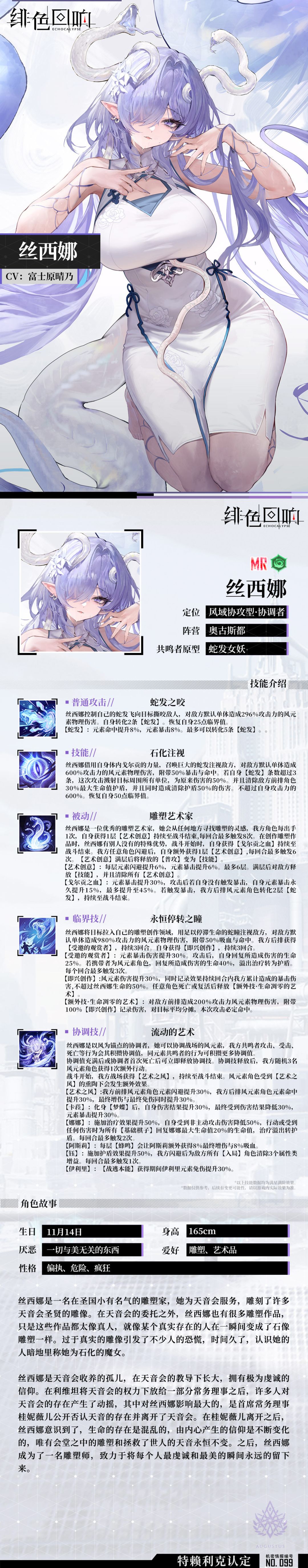 【芬里尔专属栏目】丝西娜的情报截图