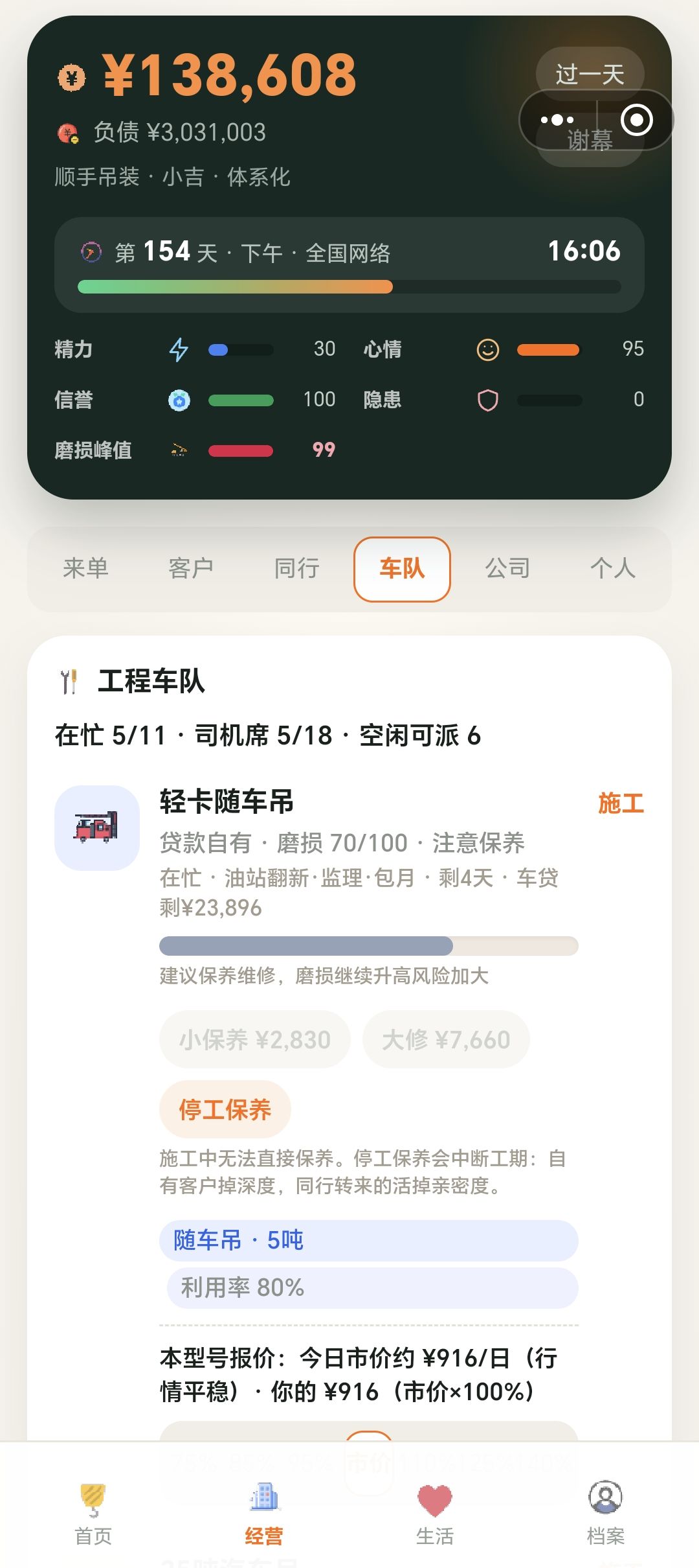 车辆越来越少 2