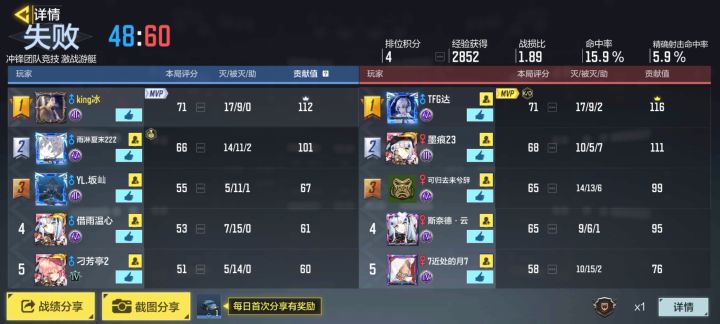 排位简直答辩截图
