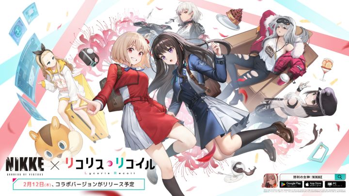 《胜利女神：妮姬》×《莉可丽丝》联动正式官宣，2月12日上线截图