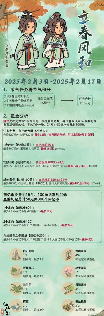 立春风和节气活动攻略1.0