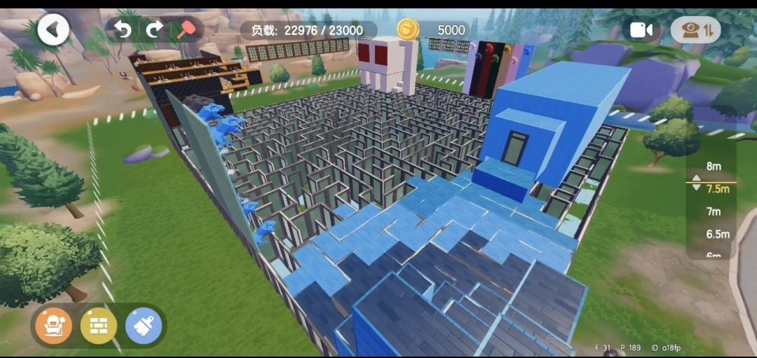 之前封闭性测试自己建的玻璃迷宫和跑酷 3