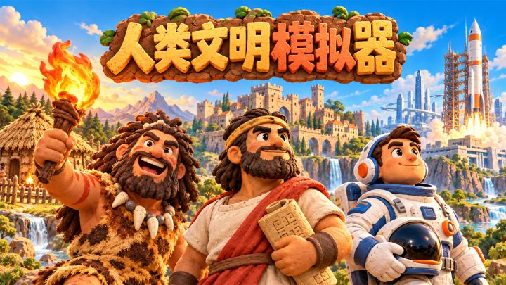 达尔文模拟器续作: 人类文明模拟器, 欢迎来玩截图