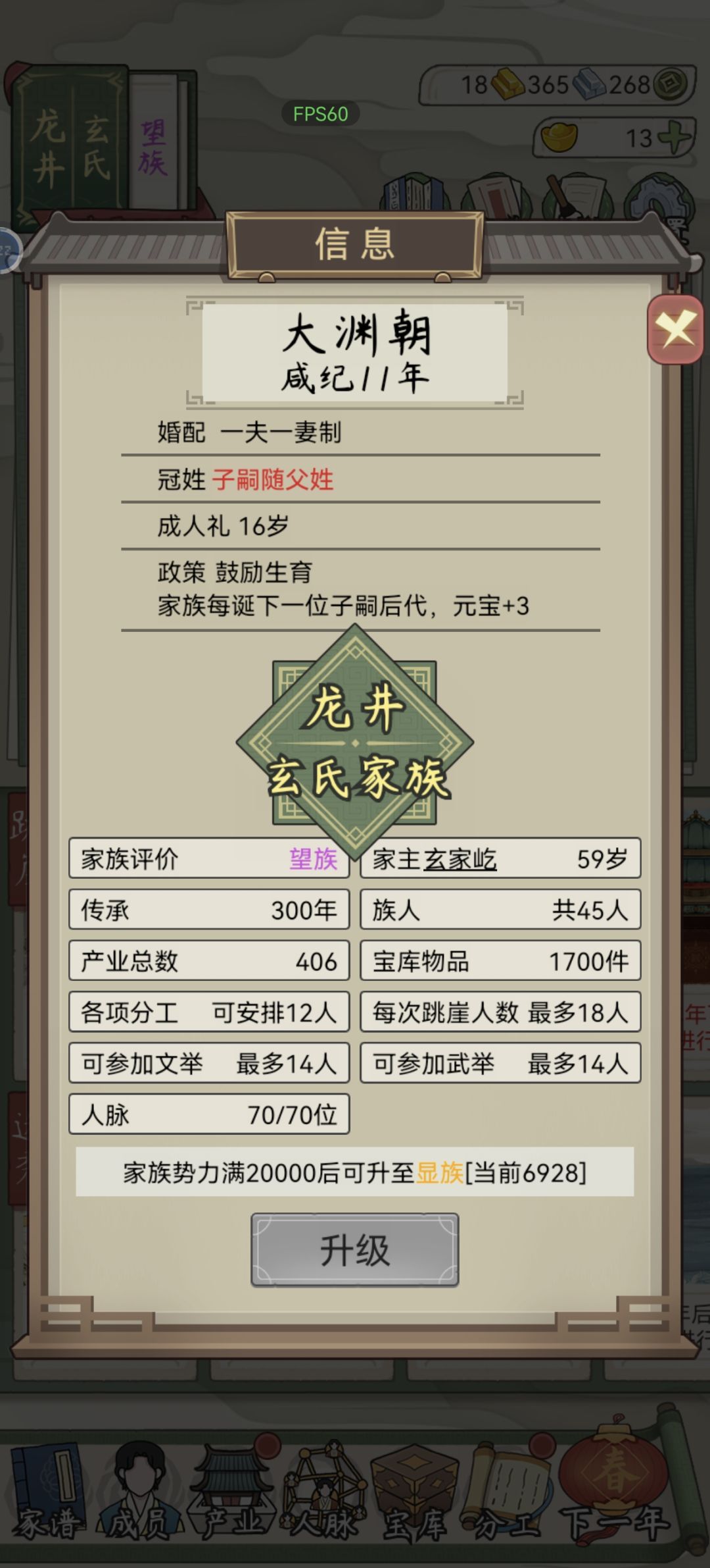 300载,历经五任家主 2