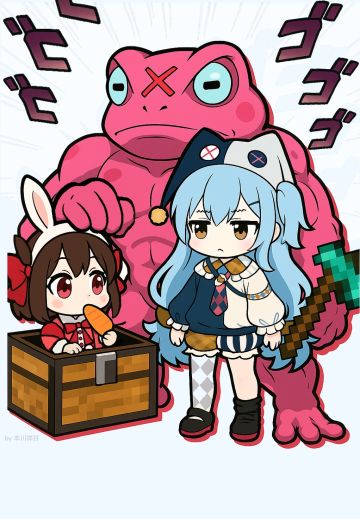 刷了半个月宝箱怪爆了只兔兔。。。？？？。