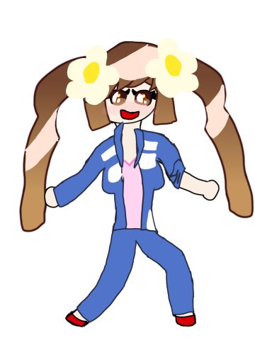 自制角色：钱小美（我已经很尽力了……）