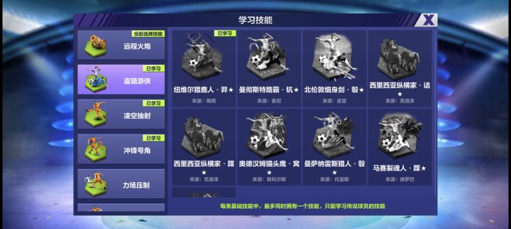 关于传说队魂技能变更的情况建议截图