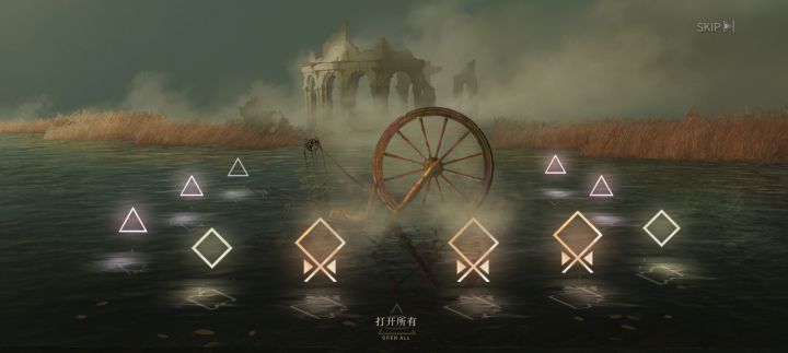 这是一位玩家抽到三个六星之后的嘴脸截图