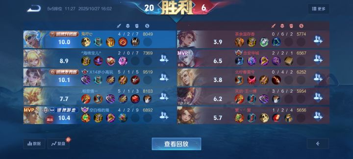 MVP破坏游戏体验把人踢了截图