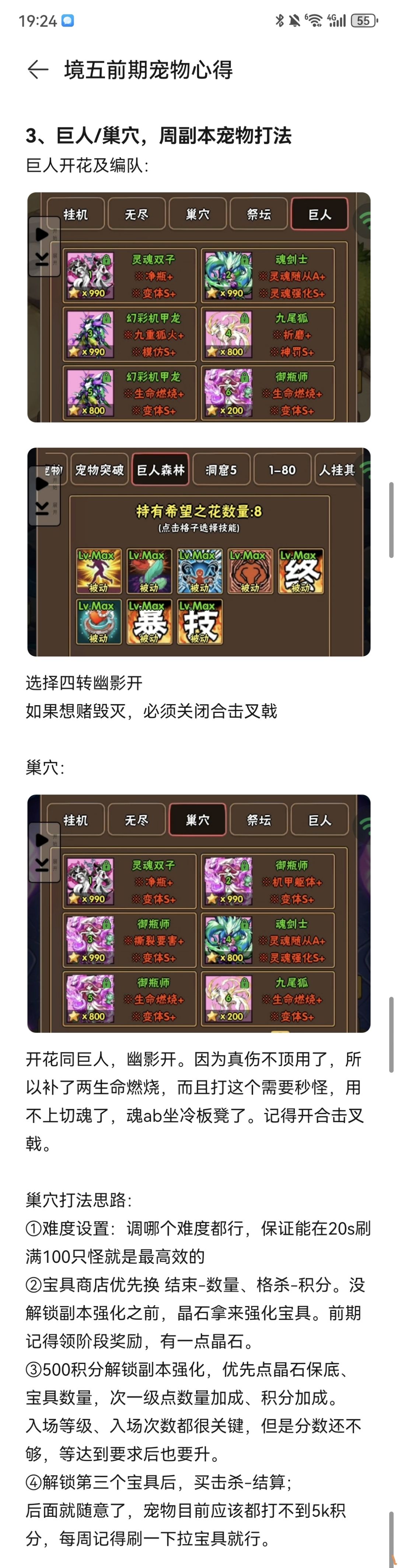 境五前期宠物攻略 4