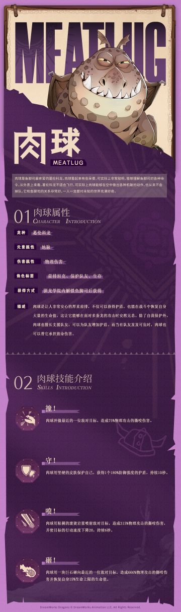 【龙之图鉴】肉球介绍